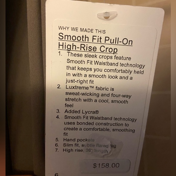 Lululemon High Rise Crop Pants - Picture 4 of 4